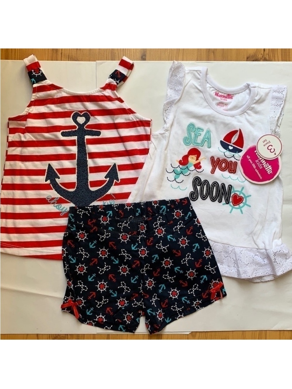 Nannette Three-Piece Set. Girl’s 4T. NWT.